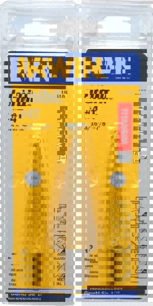 Step Drill Bit: 3/16 to 7/8